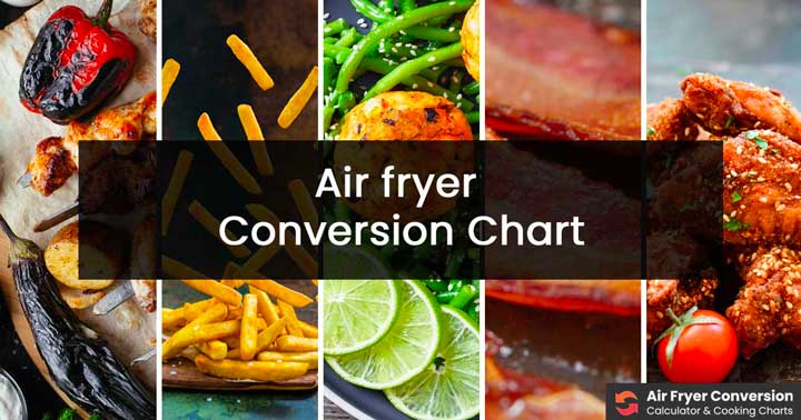 Air Fryer Oven Conversion Chart